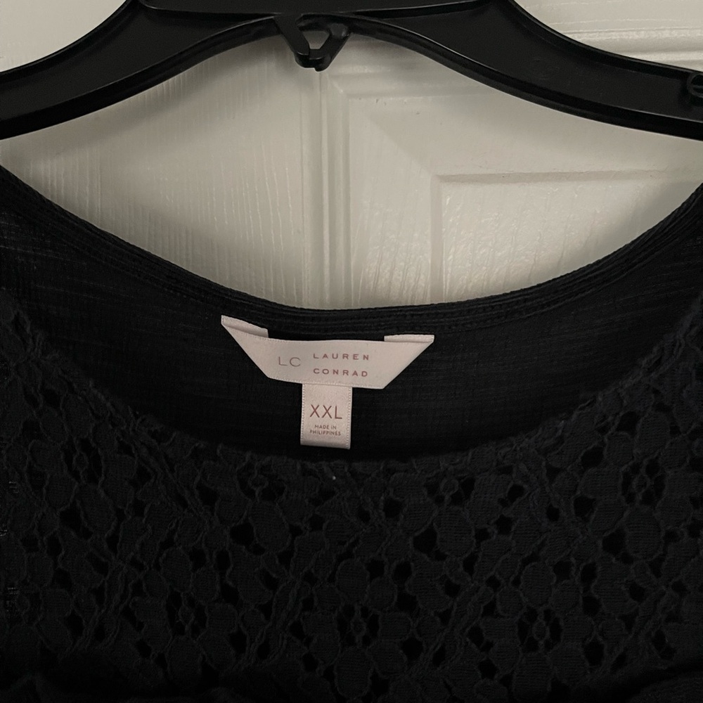 Lauren Conrad, Navy blue, shirt, XXL